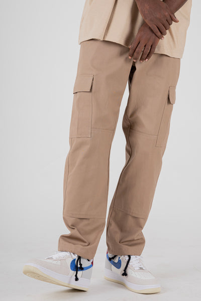 CLASSIC CARGO PANTS IN TAUPE