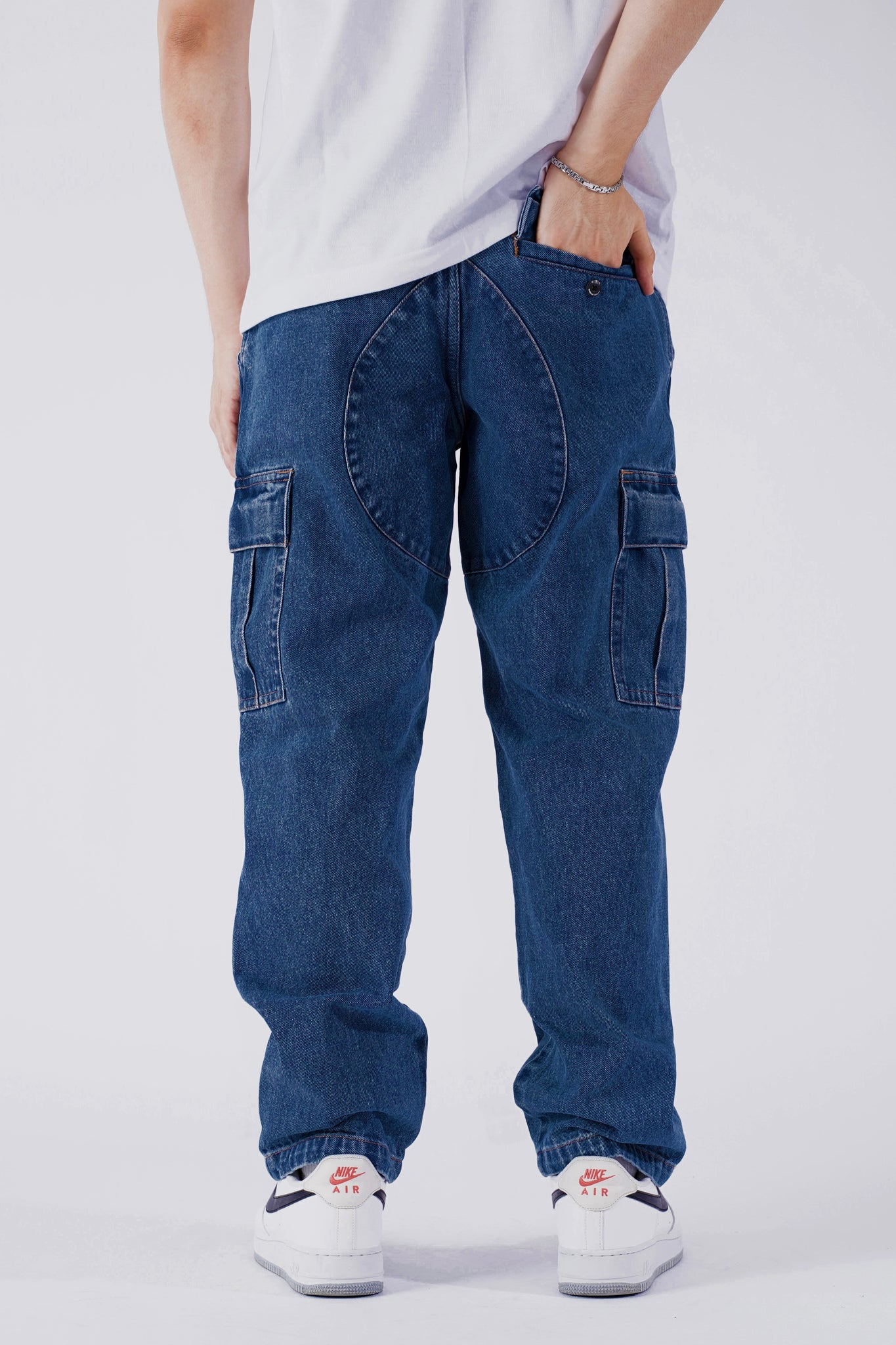 DENIM CLASSIC CARGO PANTS - DARK – HSO