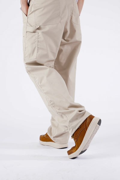 DOUBLE KNEE UTILITY PANTS IN OFFWHITE