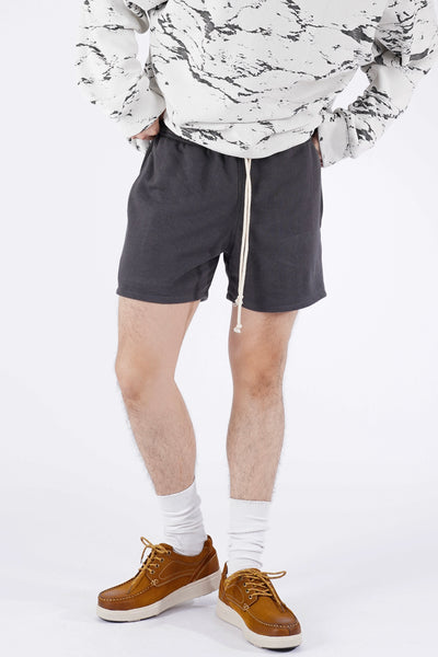 FRENCH TERRY SHORTS IN DARK GRAY