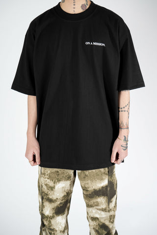 ON A MISSION TEE - BLACK