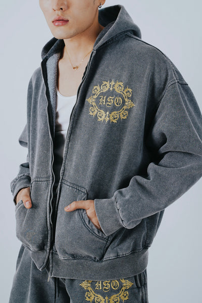 VINTAGE FULL ZIP HOODIE
