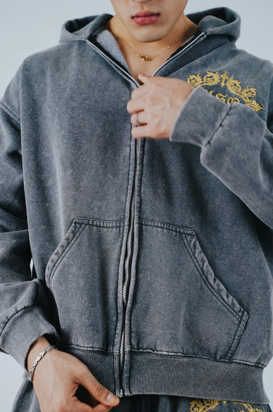 VINTAGE FULL ZIP HOODIE