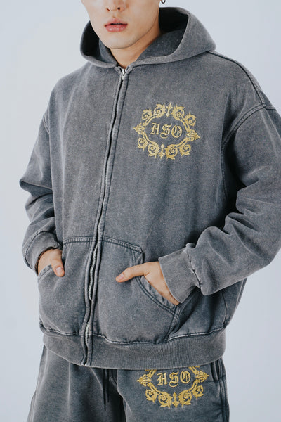 VINTAGE FULL ZIP HOODIE