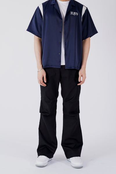 BOWLING SHIRT IN NAVY BLUE