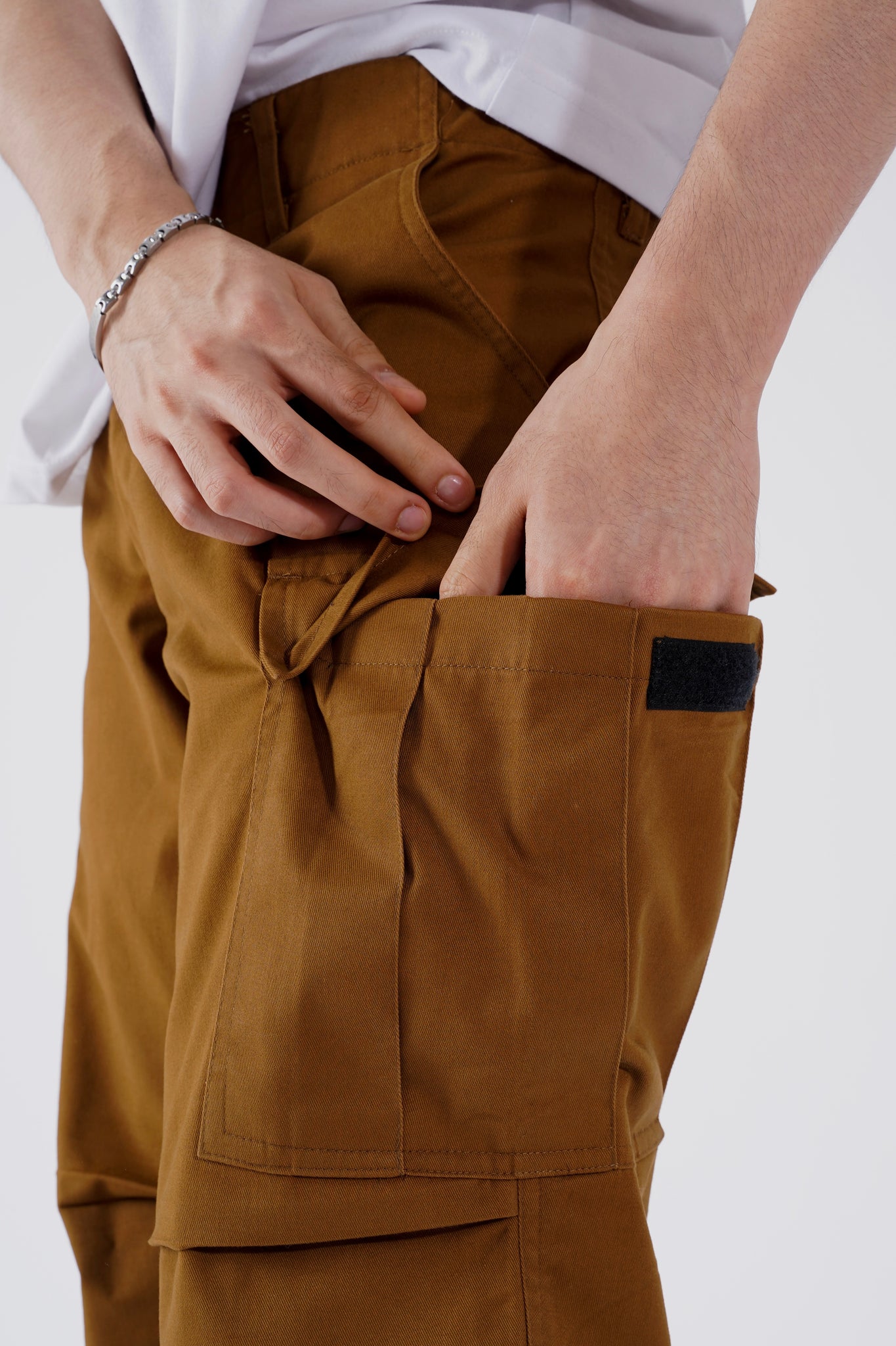 FLARED PANTS IN BROWN HSO
